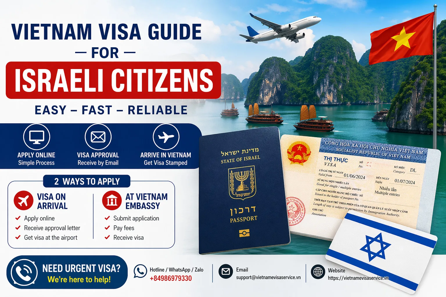 Rush Visa Vietnam Israel