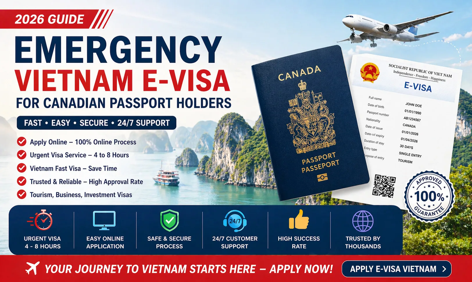 Emergency Vietnam E-visa