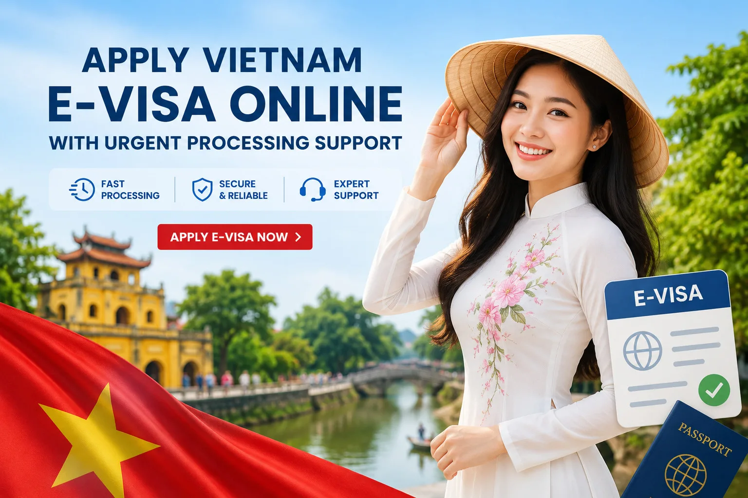 Apply Vietnam E-visa Online With Urgent