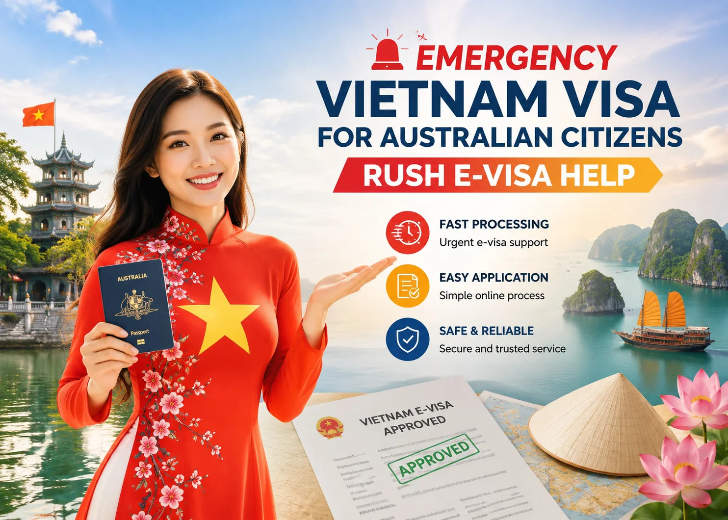Emergency Vietnam Visa For Australian Cititzen