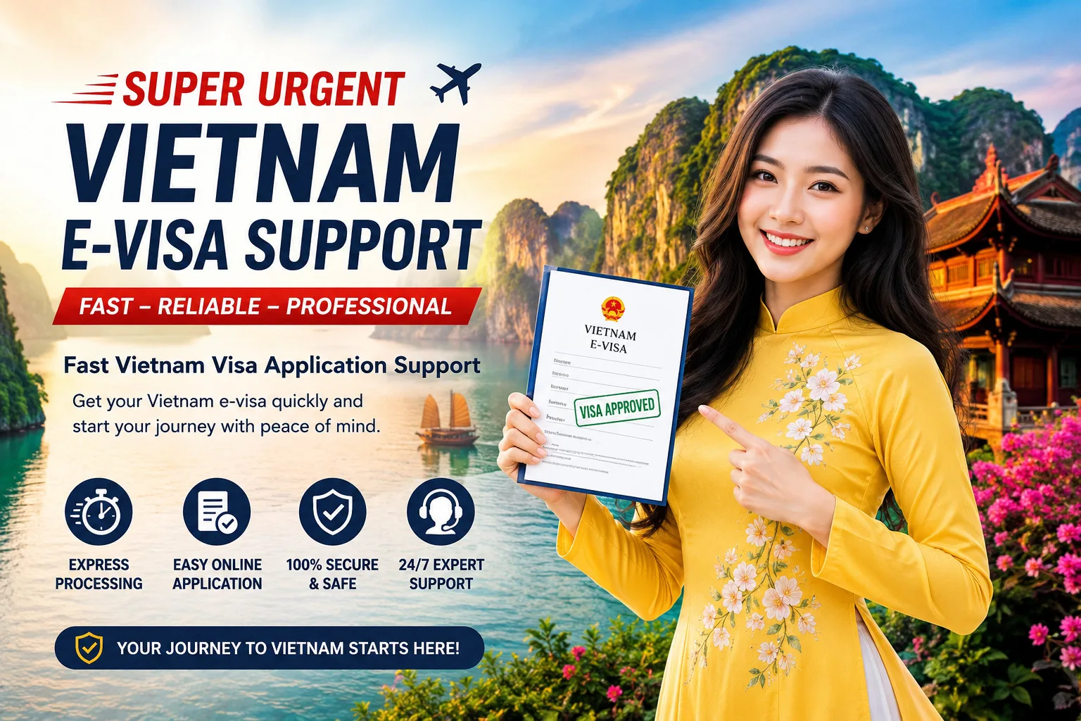 Super Urgent Vietnam E-visa