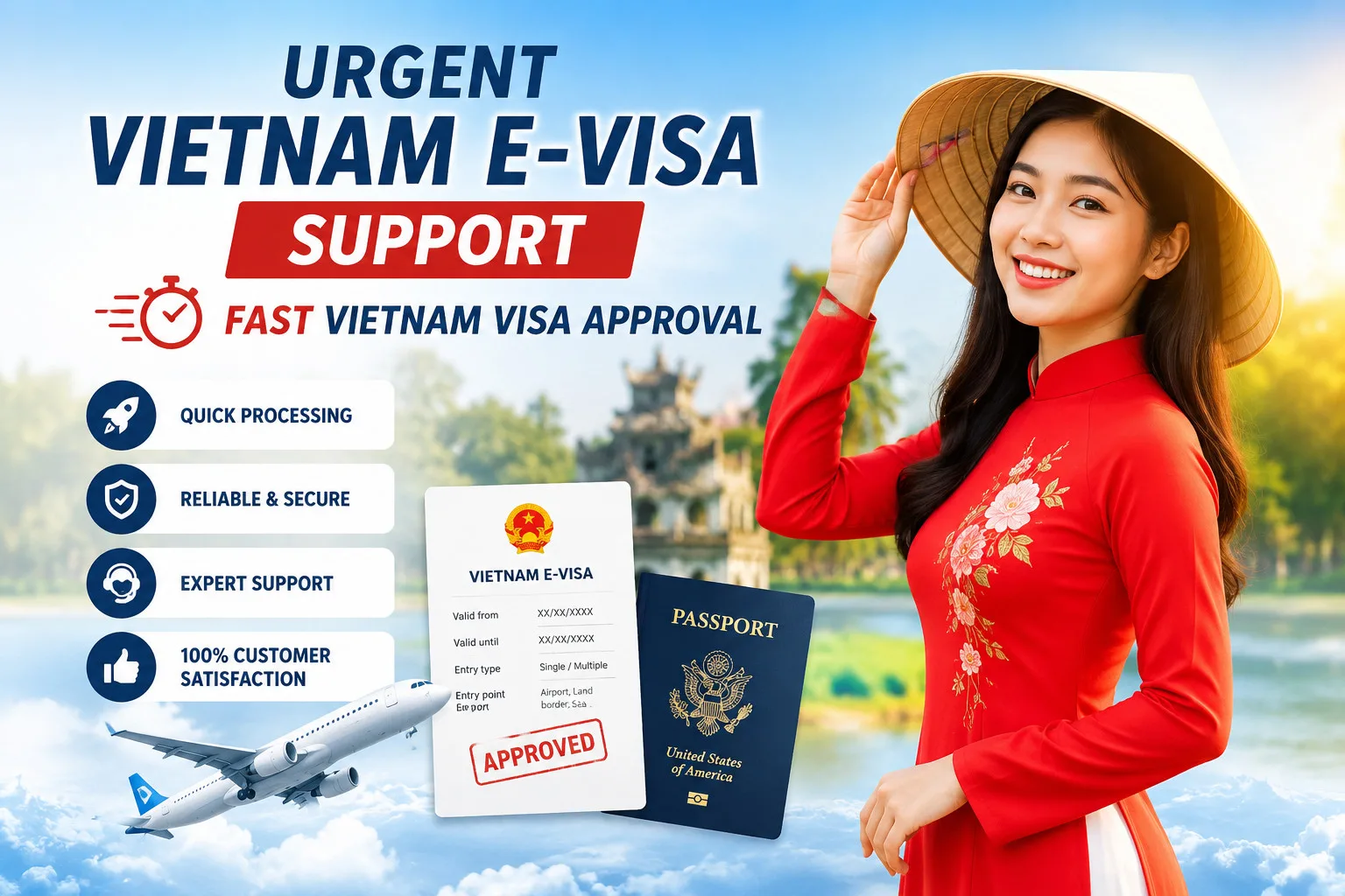 Urgent Vietnam E-visa Support