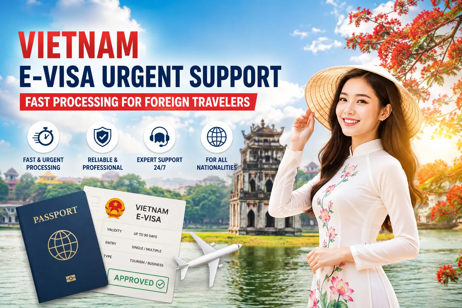 Vietnam E-visa Urgent Suppport