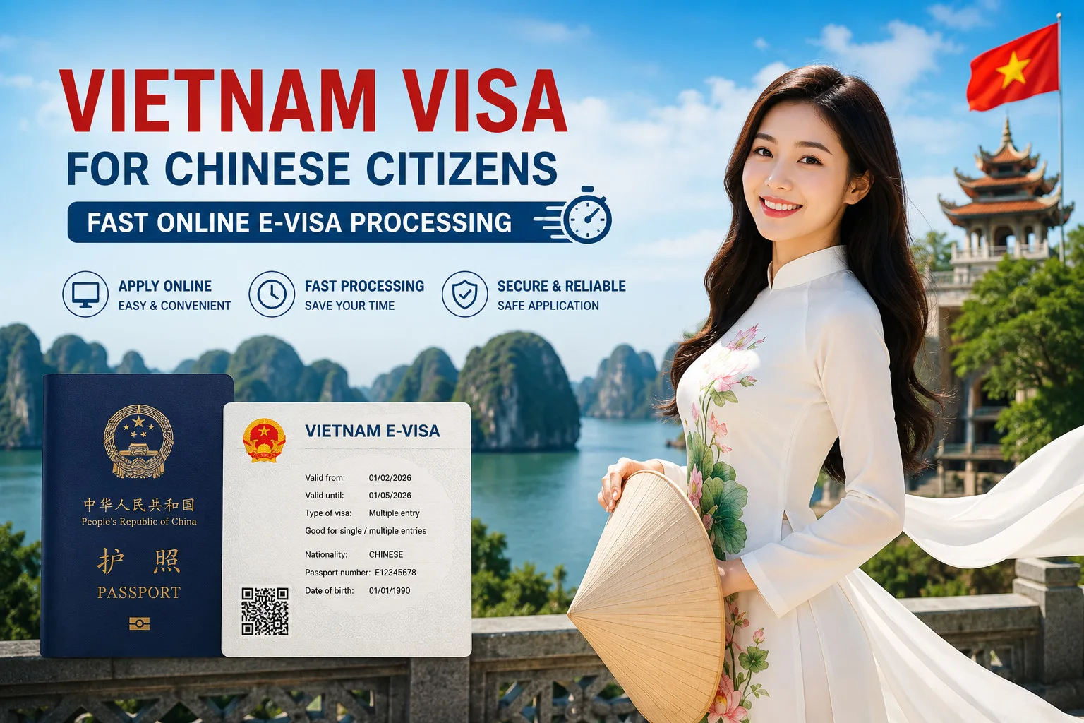 Vietnam Visa For Chinese Cititzens Fast Online