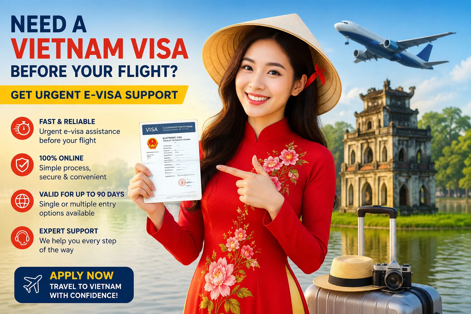 Vietnam Visa Before Your Flight