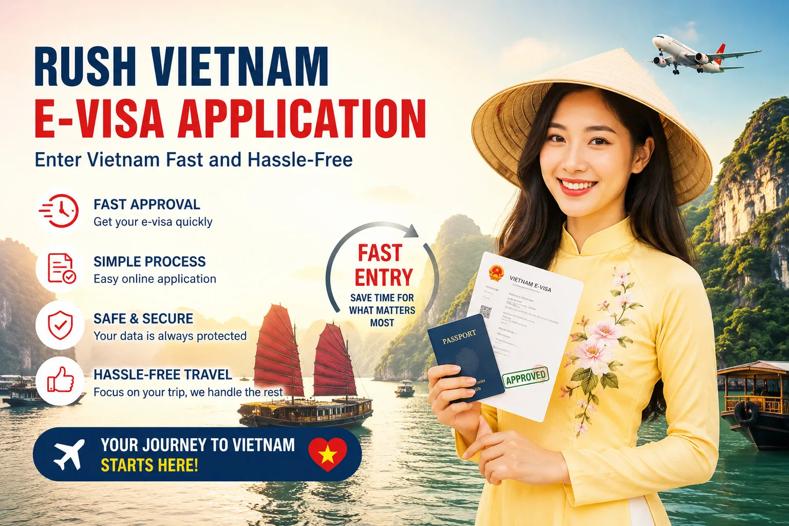 Rush Vietnam E-visa Application
