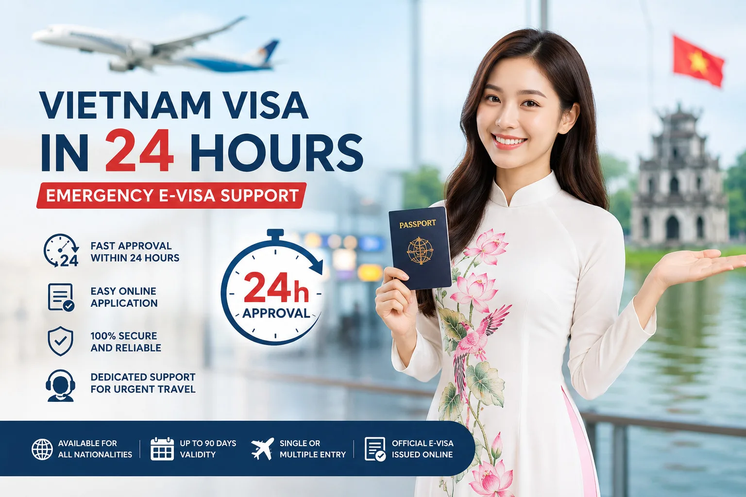 Vietnam Visa In 24 Hours Emergency