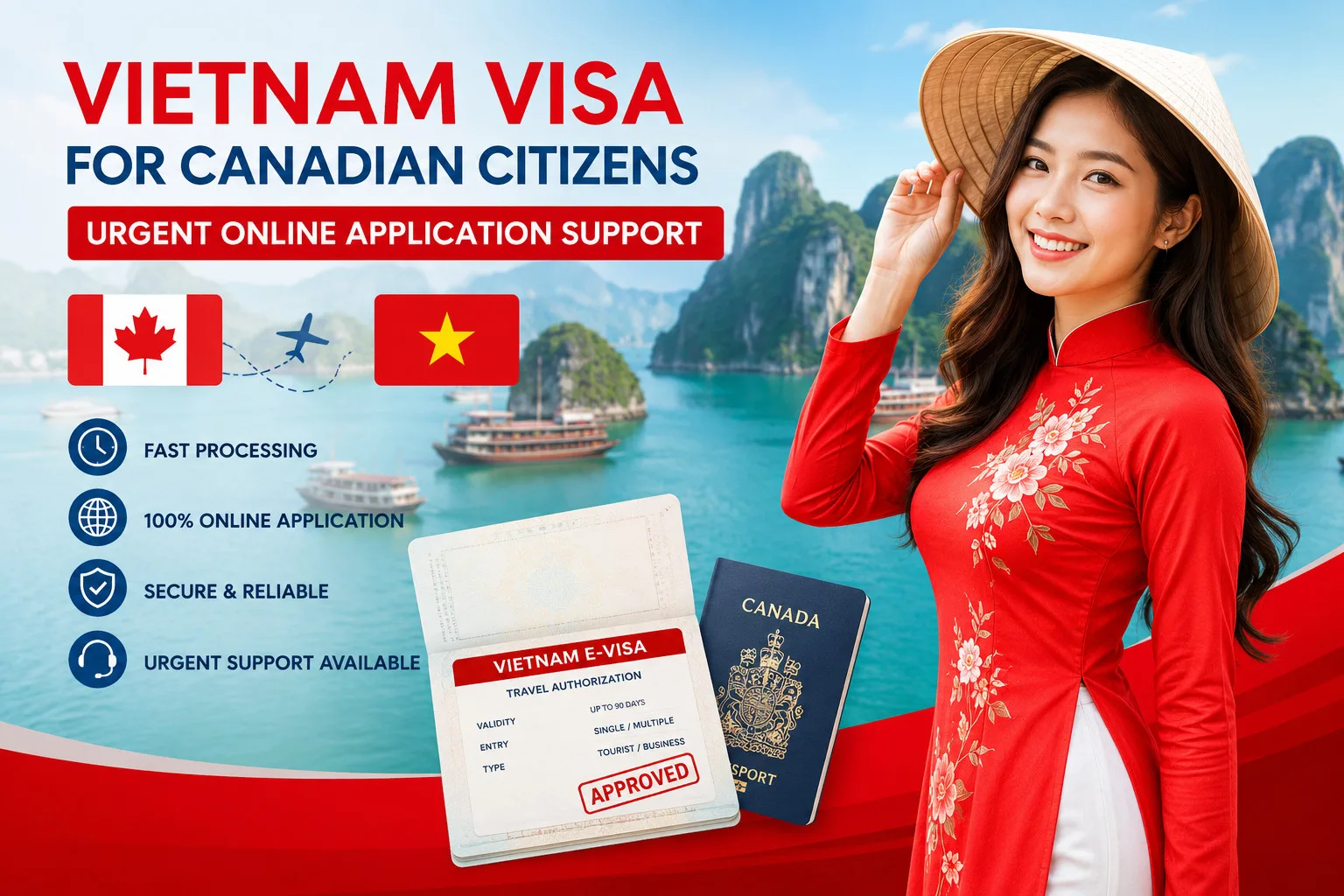 Vietnam Visa For Canadian Citizens Urgent Online Application Support