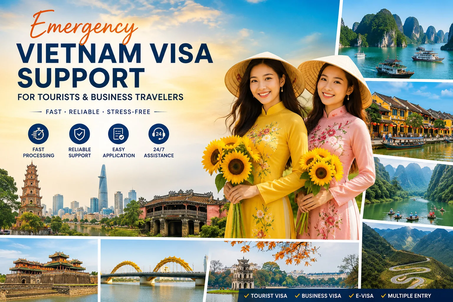 Emergency Vietnam Visa Support