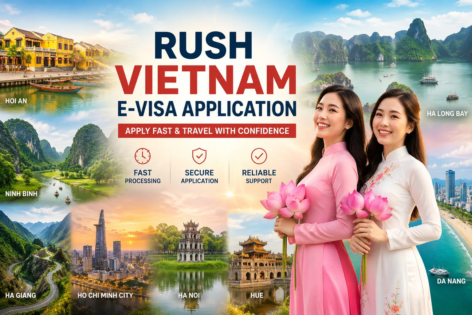 Rush Vietnam E-visa Application Apply Fast