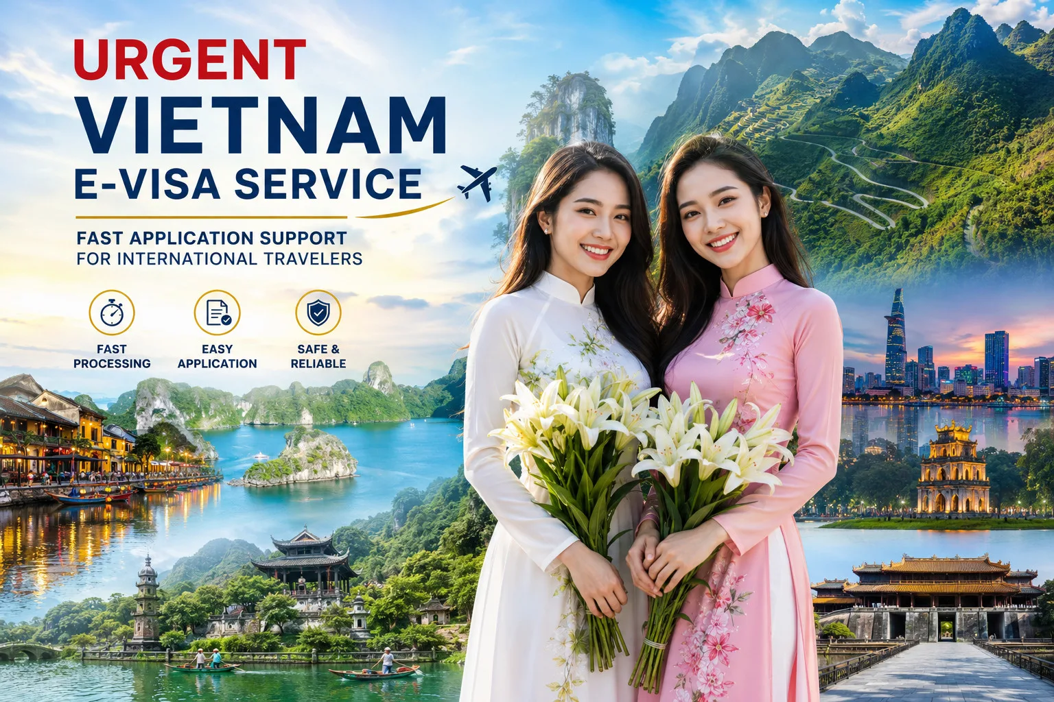 Urgent Vietnam E-visa Service Fast Application Support