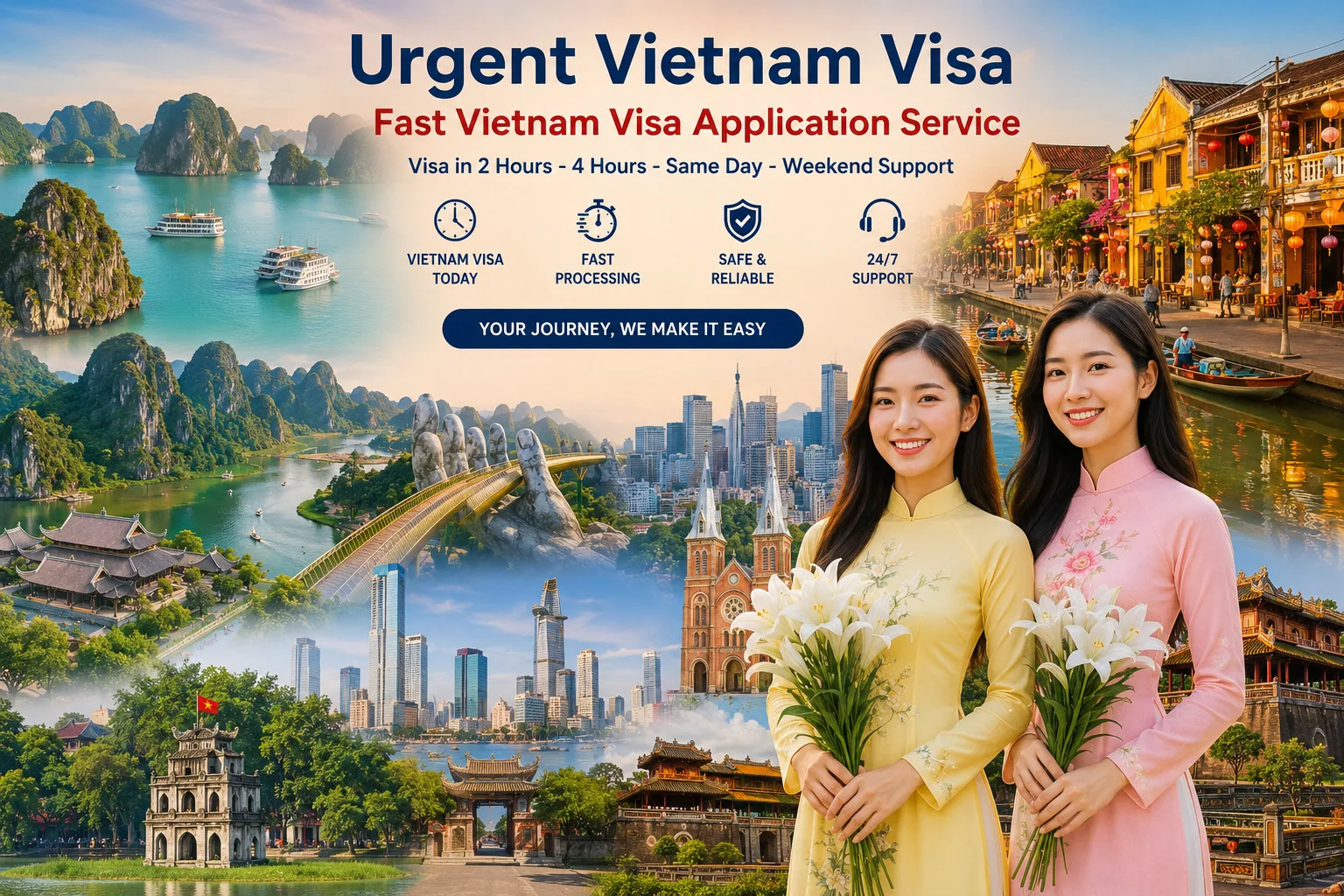 Urgnet Vietnam Visa - Fast Vietnam Visa Application Service