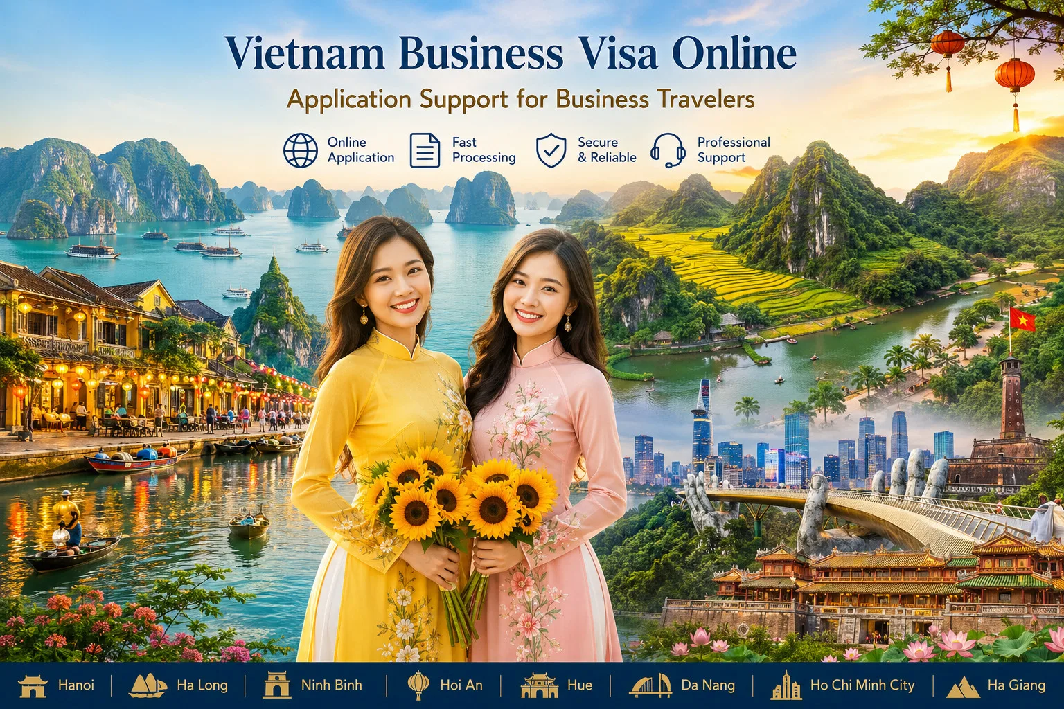 Vietnam Business Visa Online Applicantion Support