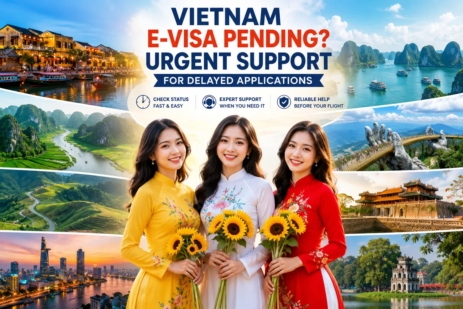 Vietnam E-visa Pending Urgent Support