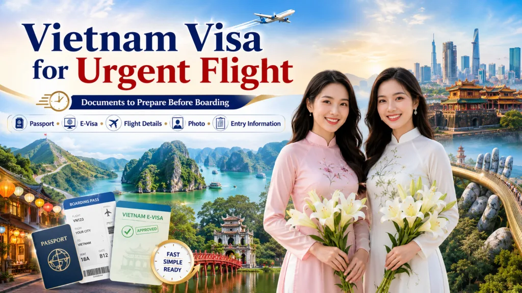 Vietnam Visa For Urgent Flight