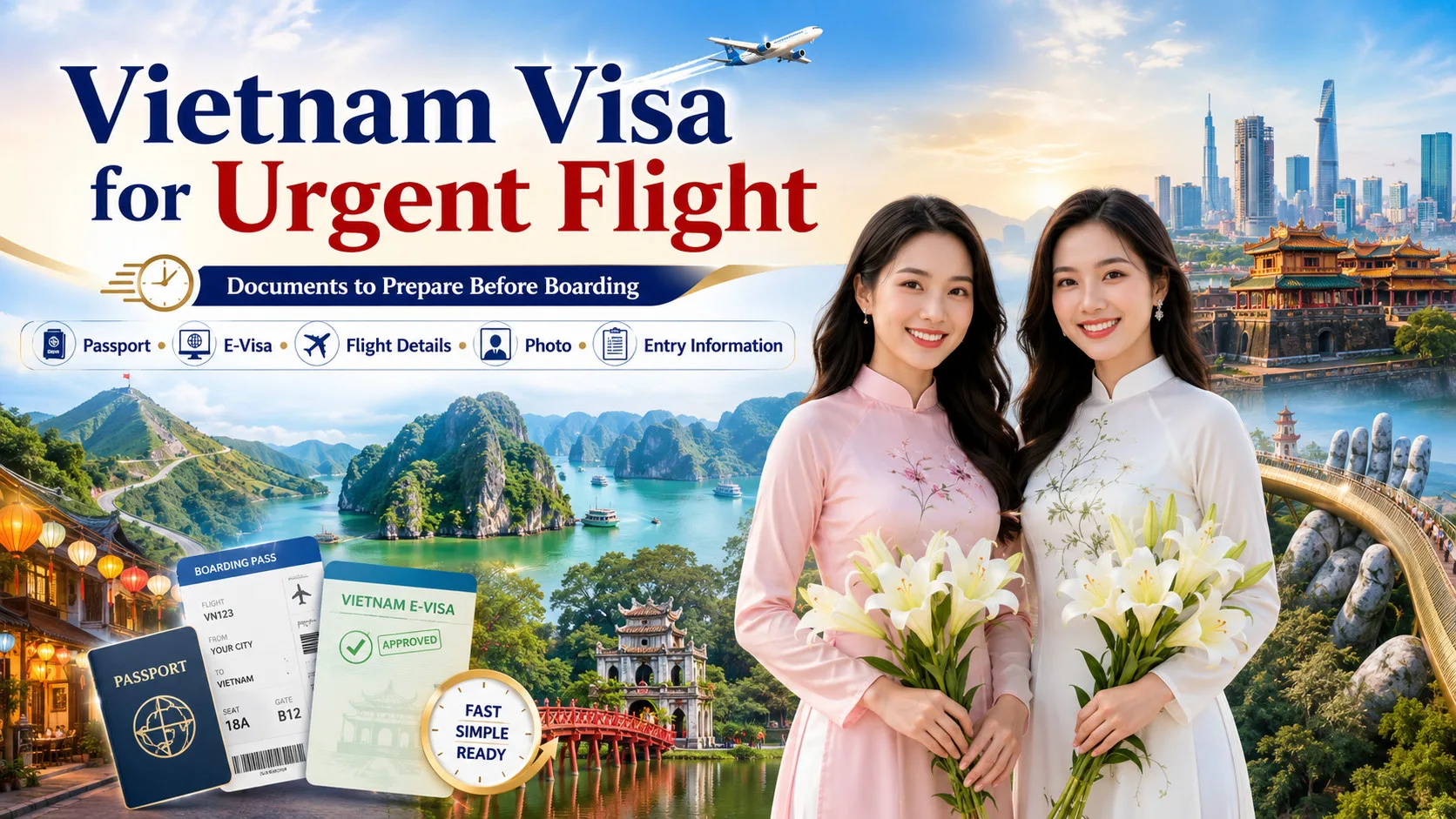Vietnam Visa For Urgent Flight