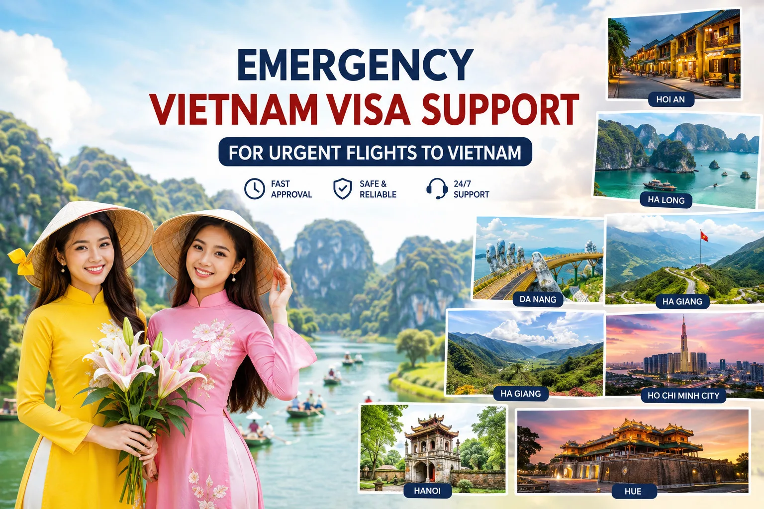 Emergency Vietnam Visa Support For Urgent Flights To Vietnam