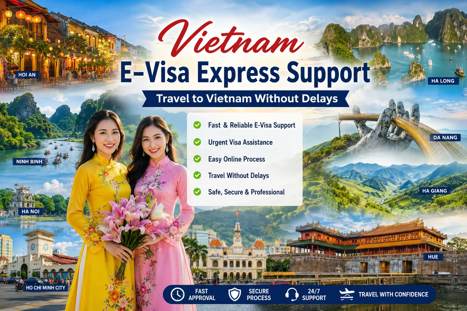 Vietmam E-visa Express Support Travel To Vietnam Without Delays